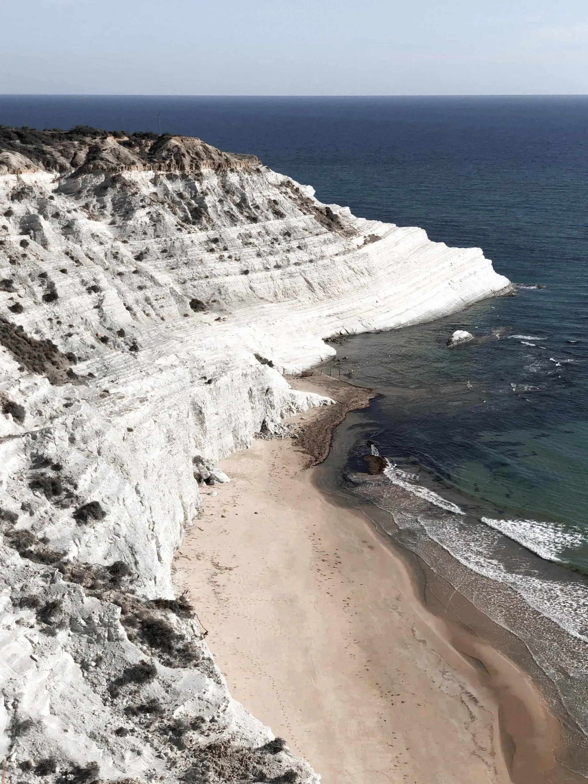 Lo spettacolo naturale della Scala dei Turchi