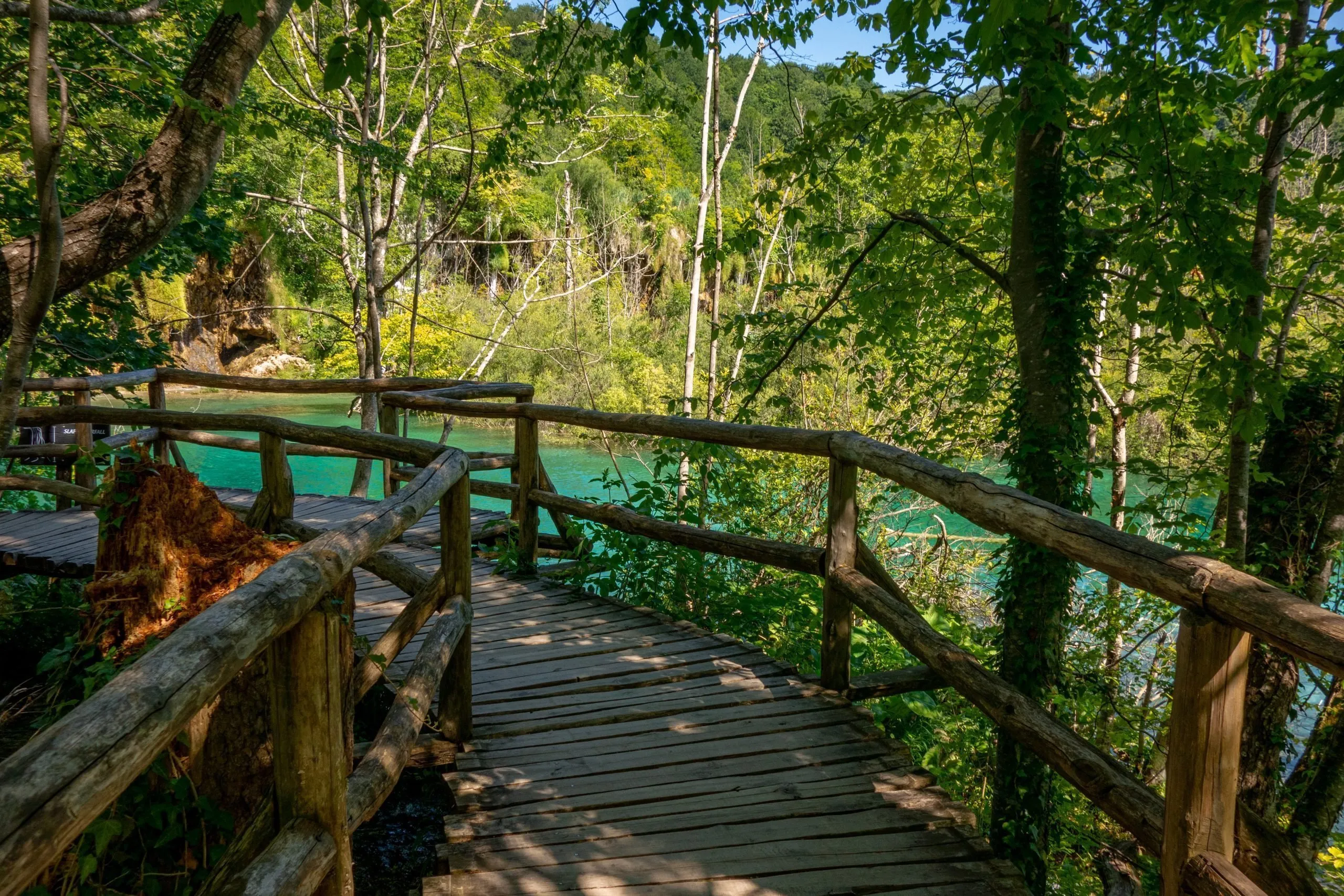 sentiero pedonale laghi di plitvice