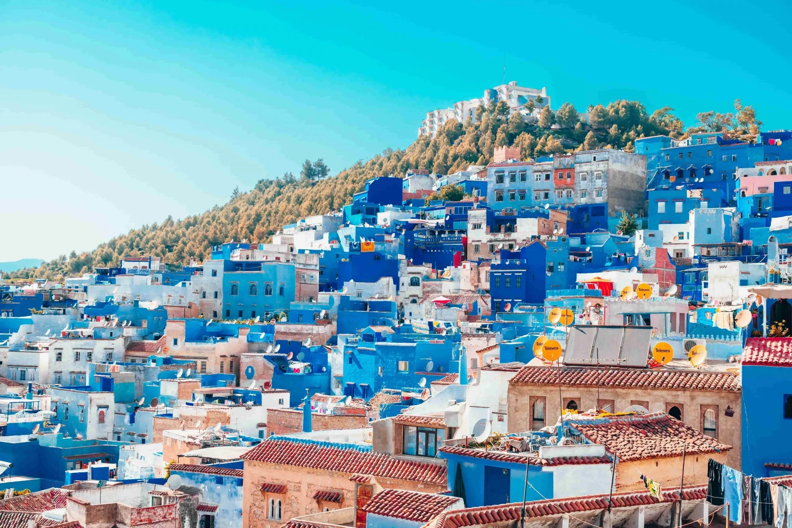 città blu Marocco