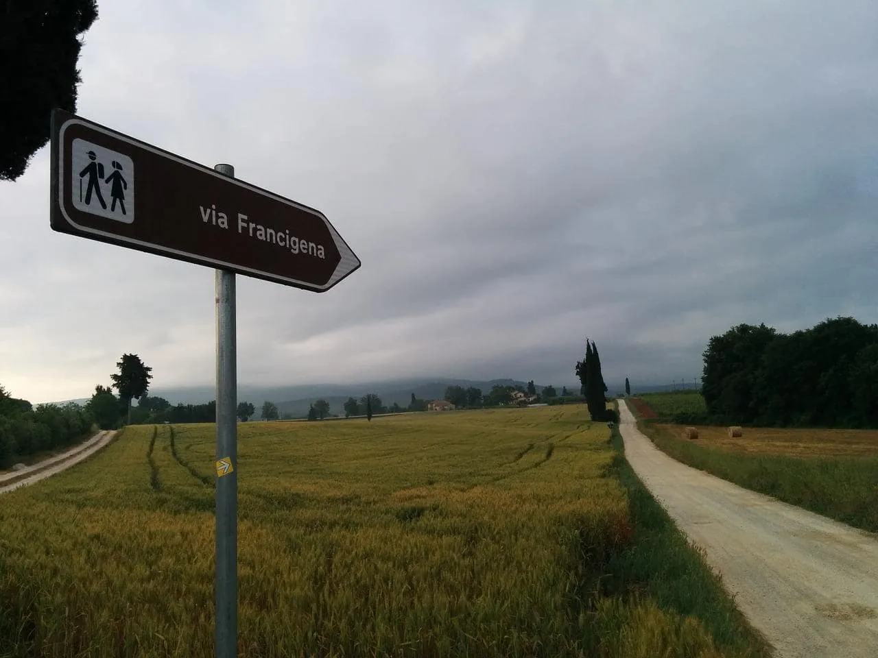 via Francigena a piedi