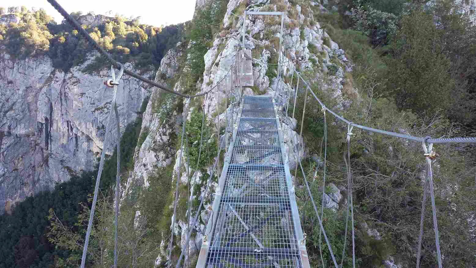 via ferrata Gamma 1 Piani d'Erna