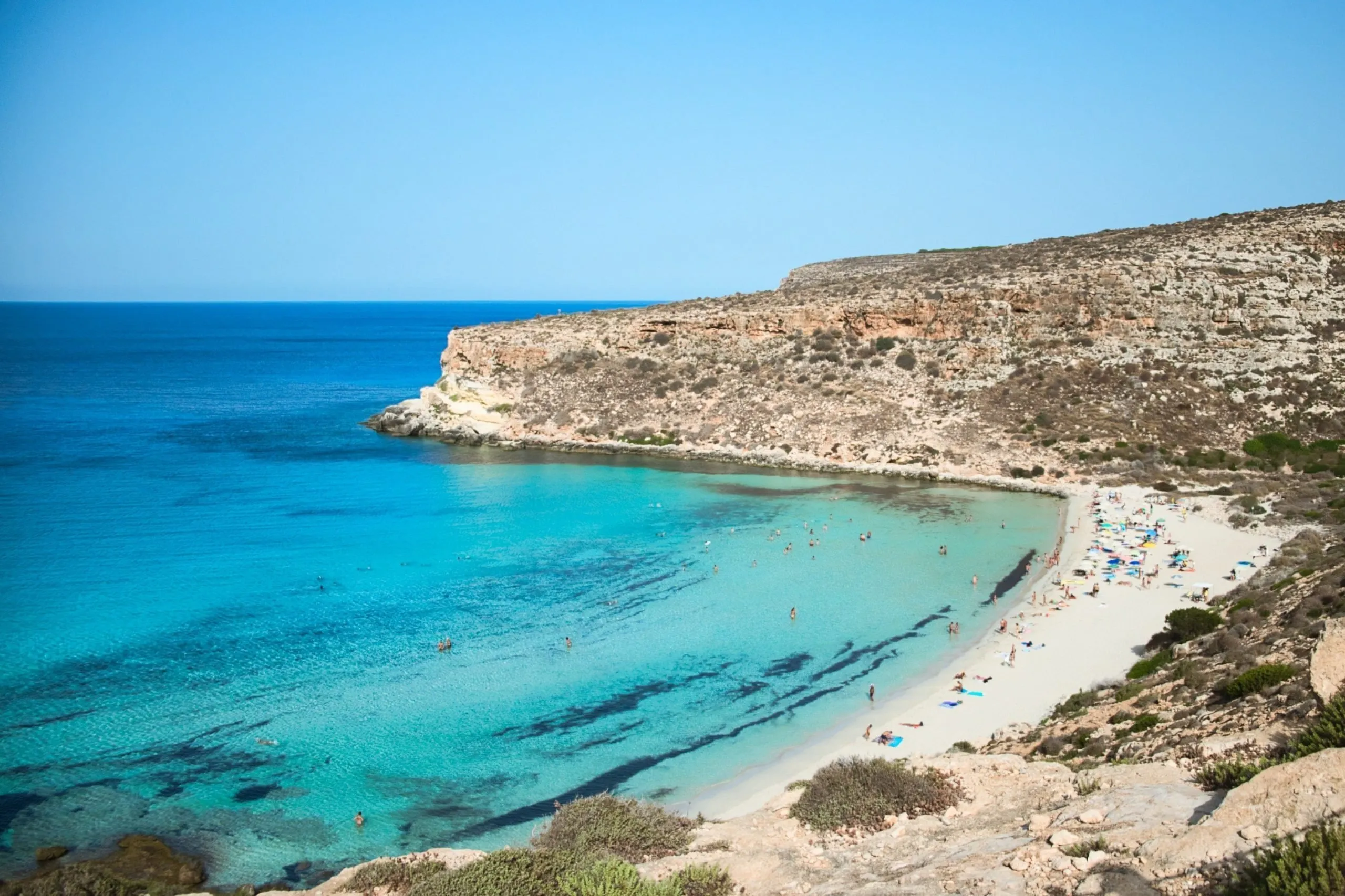 Spiaggia Cala Rossa Favignana Sicilia