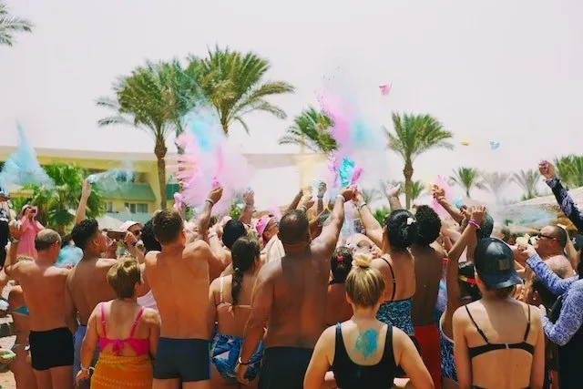 festa in spiaggia