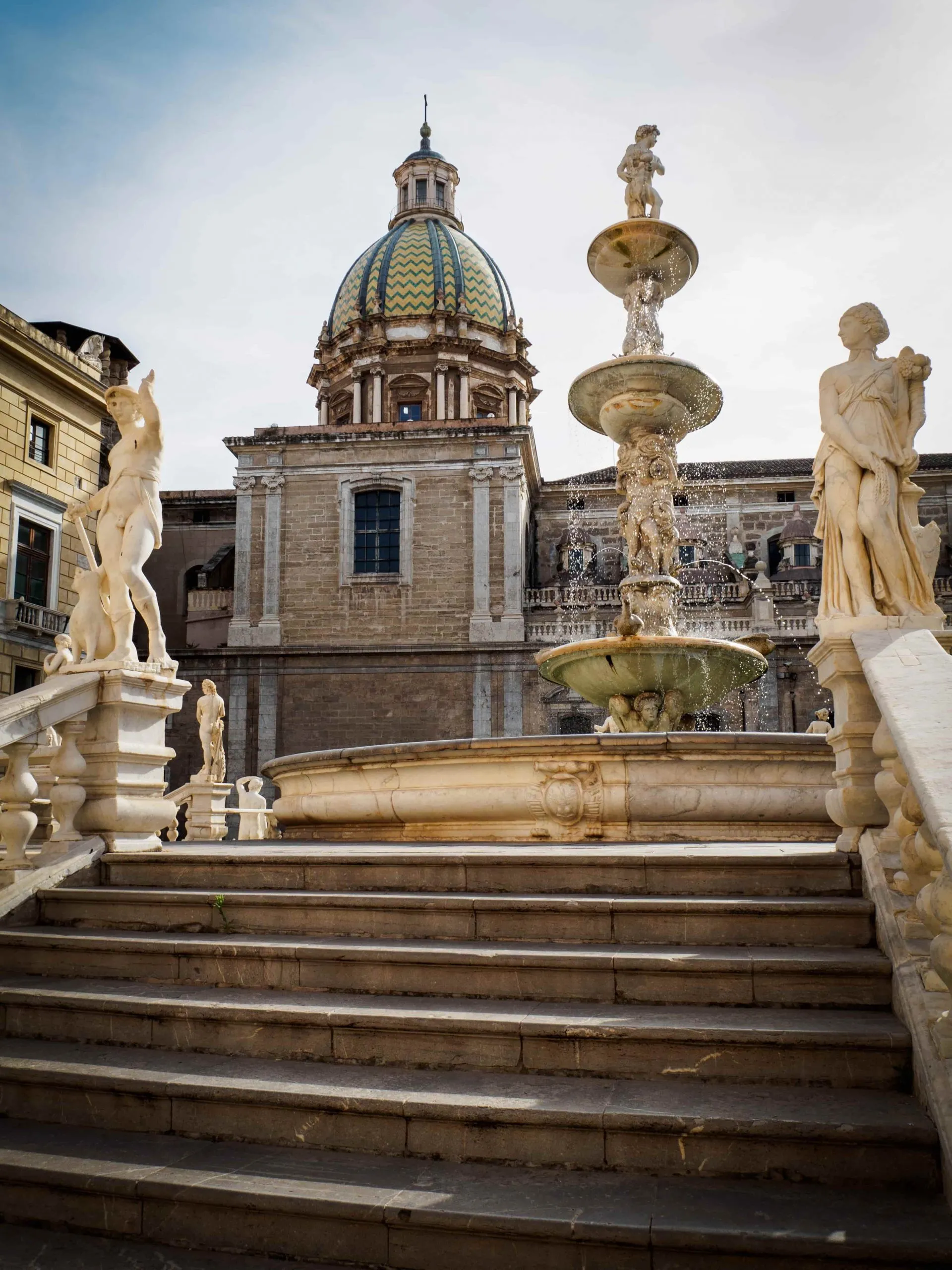 Splendido scorcio a Palermo, capoluogo della Sicilia occidentale