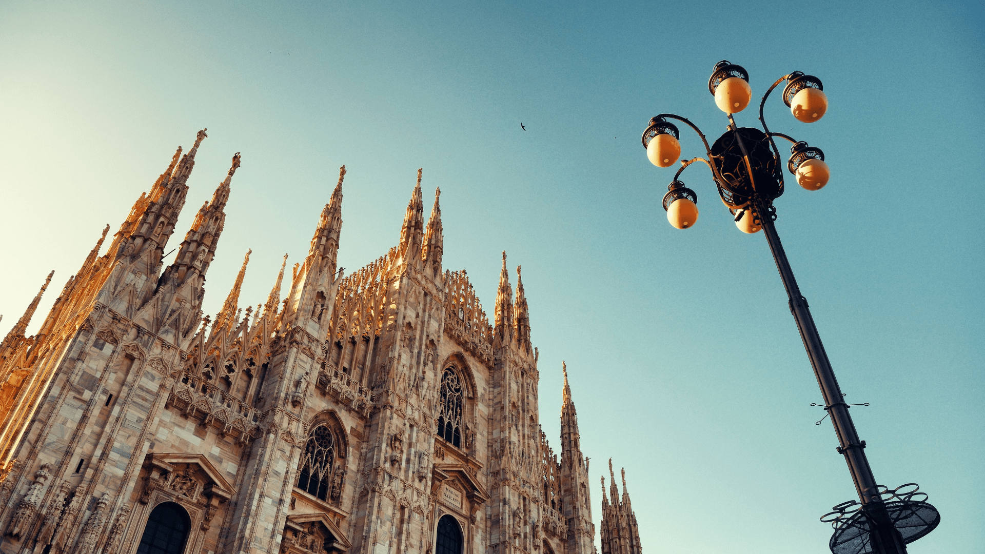 milano con la pioggia