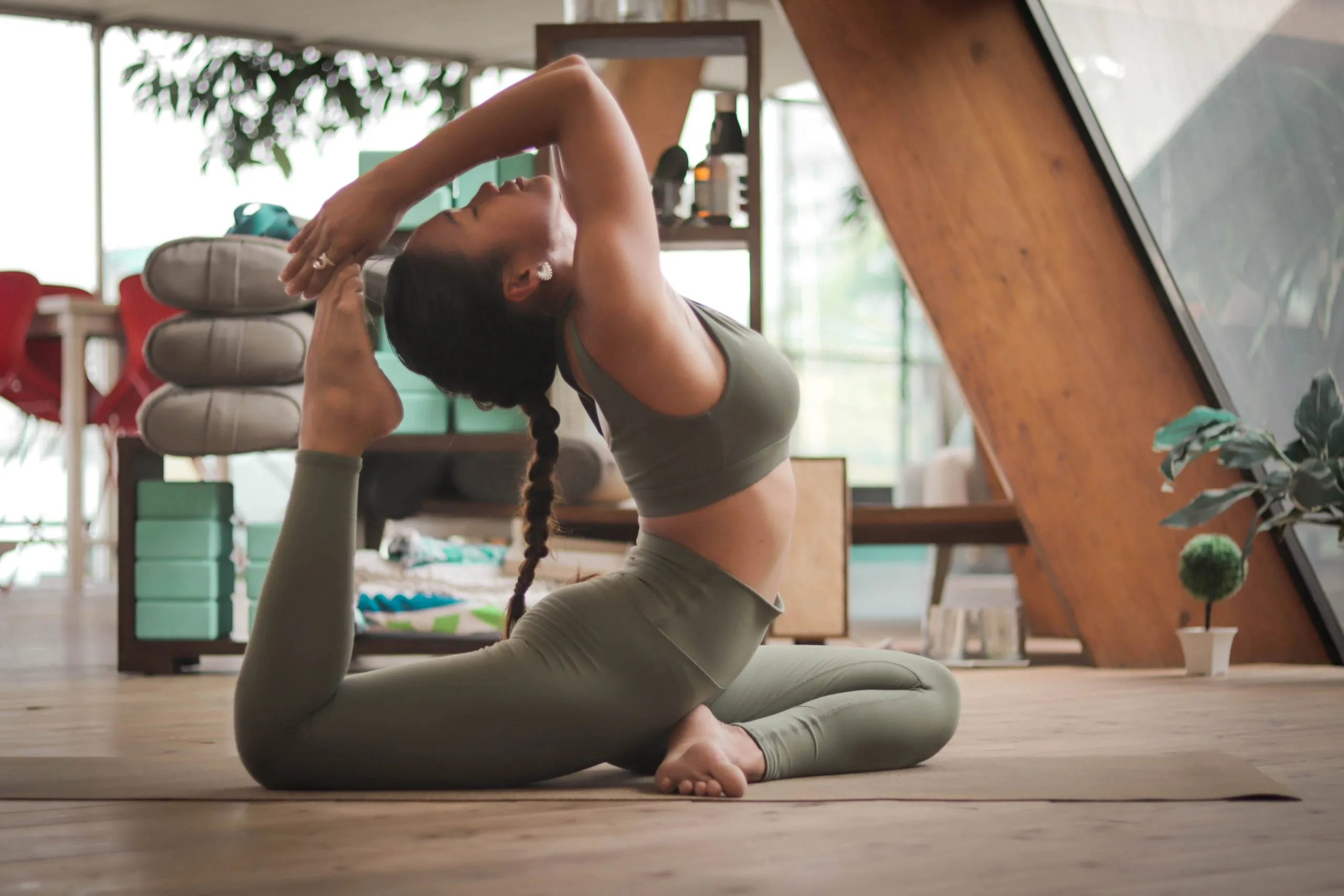 Lo yoga è uno sport a volte anche impegnativo