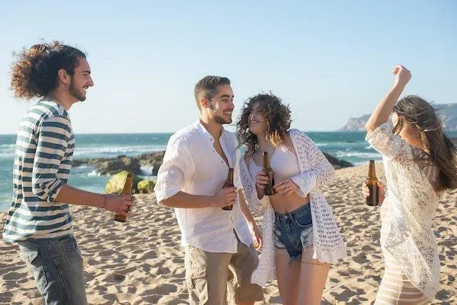 festa in spiaggia