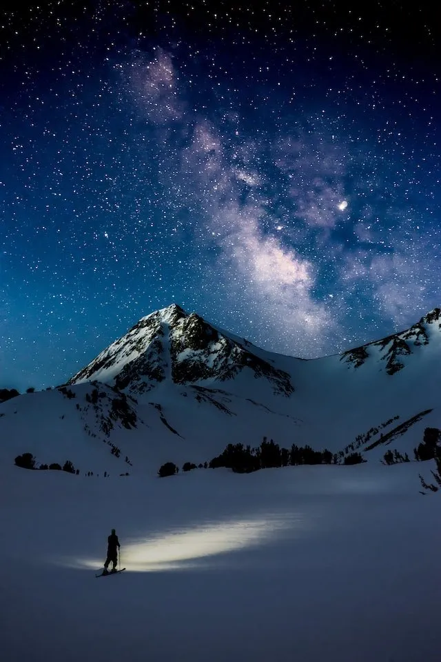 escursioni notturne: sci