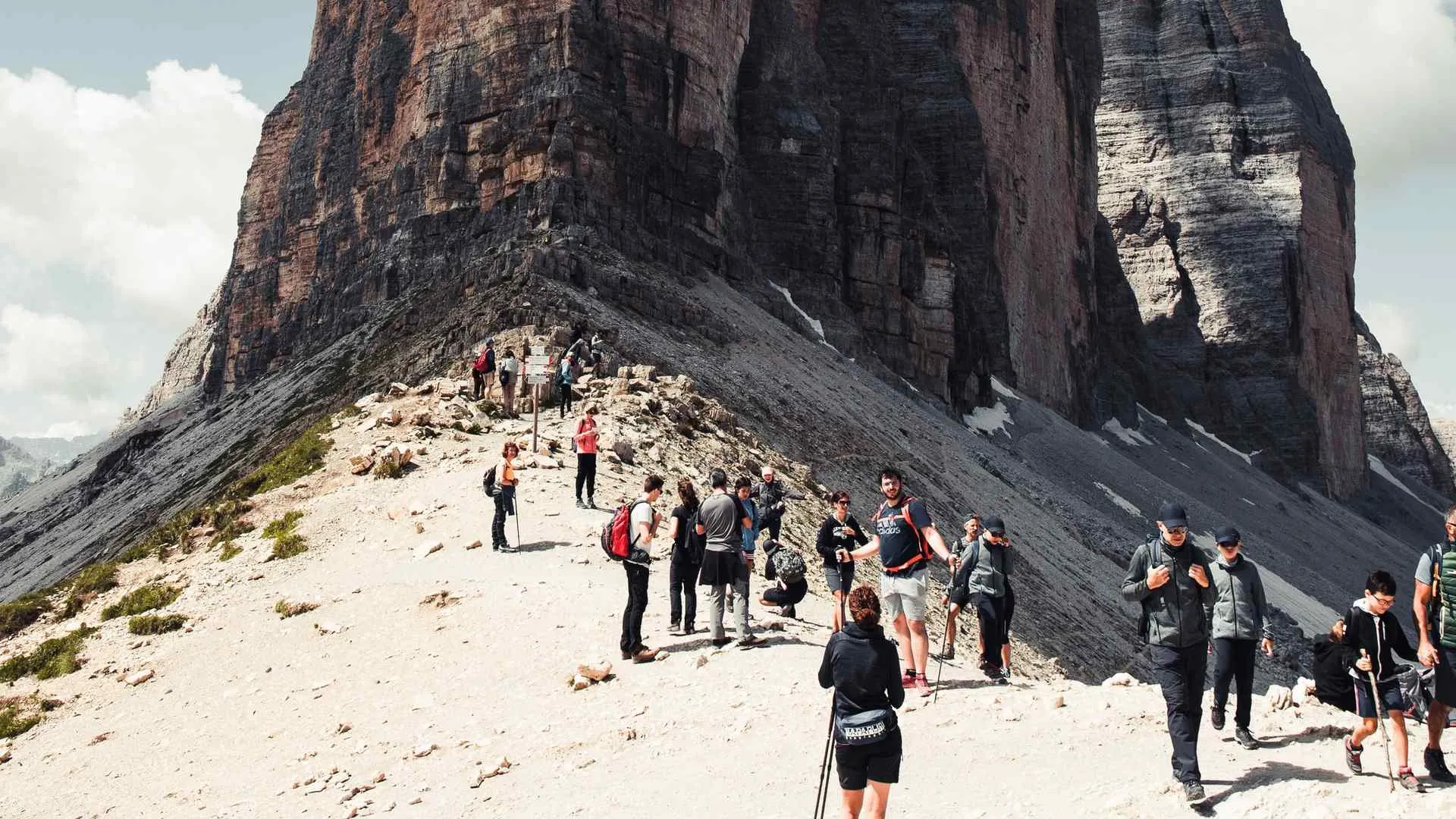 dolomiti persone compagnia difficoltà trekking preparazione