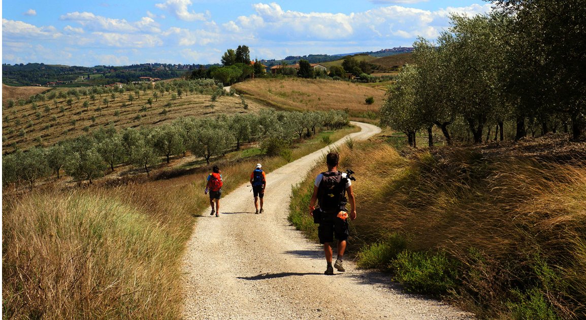 La Via Francigena: da Siena a San Quirico d'Orcia
