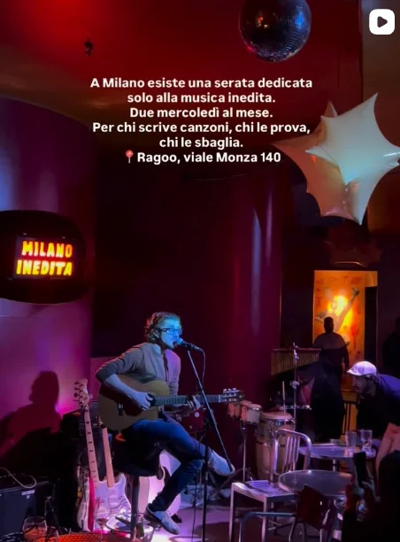 Milano inedita - open stage e aperitivo
