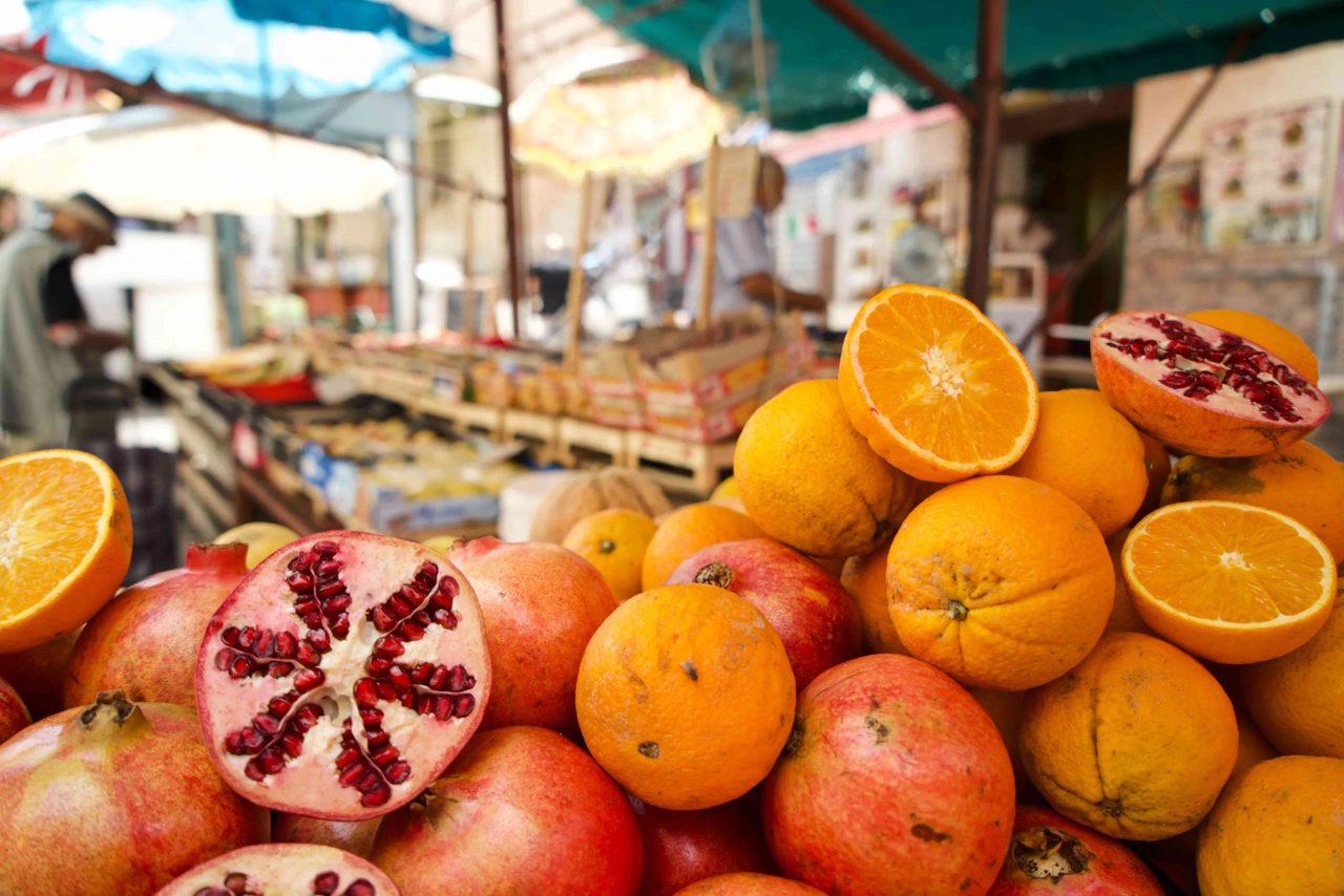 I prodotti dei mercati di Ballarò e Vuccirìa a Palermo