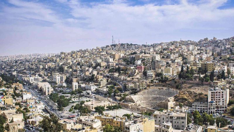 Amman Amman city Jordan hills Temple of Hercules activities citadel the citadel one streets post towns map
