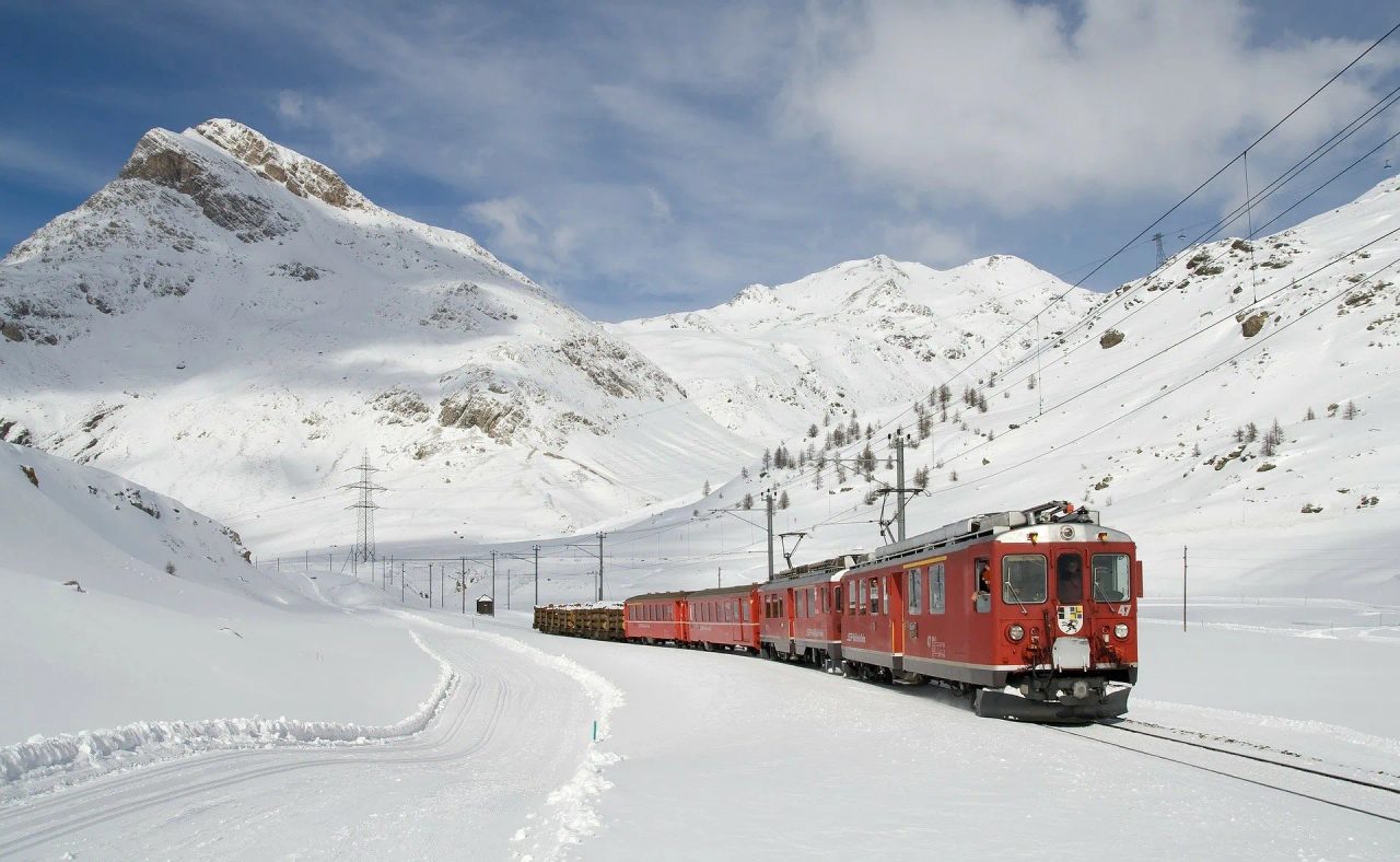 Gita trenino rosso del Bernina