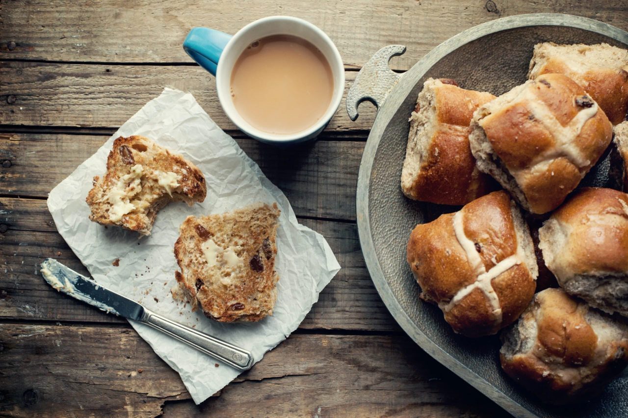 Hot cross bun di Pasqua