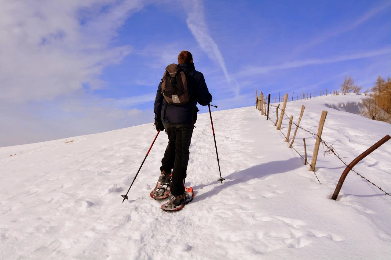 montagna ciaspolata