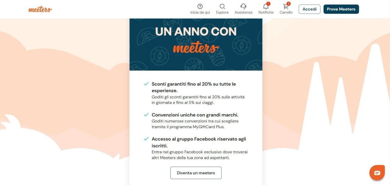 Meeters iscrizione