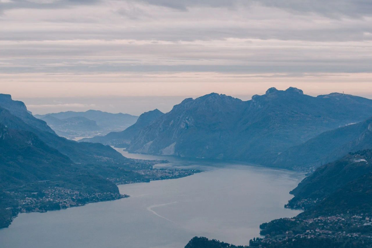 panorama lago di como