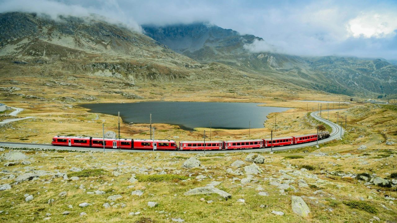 Excursion en train rouge du Bernina
