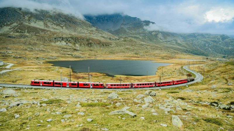 Bernina Red Train Trip